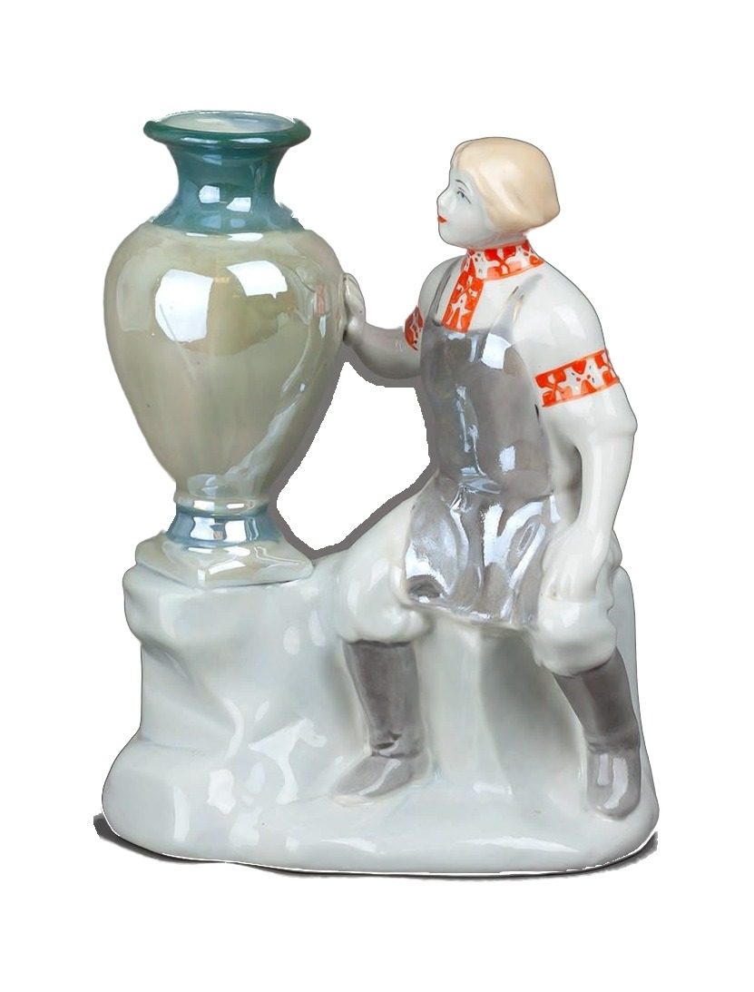 Фигура «Данила мастер» – С.И. Синявская, фарфор, Сысерть, 1960–1970