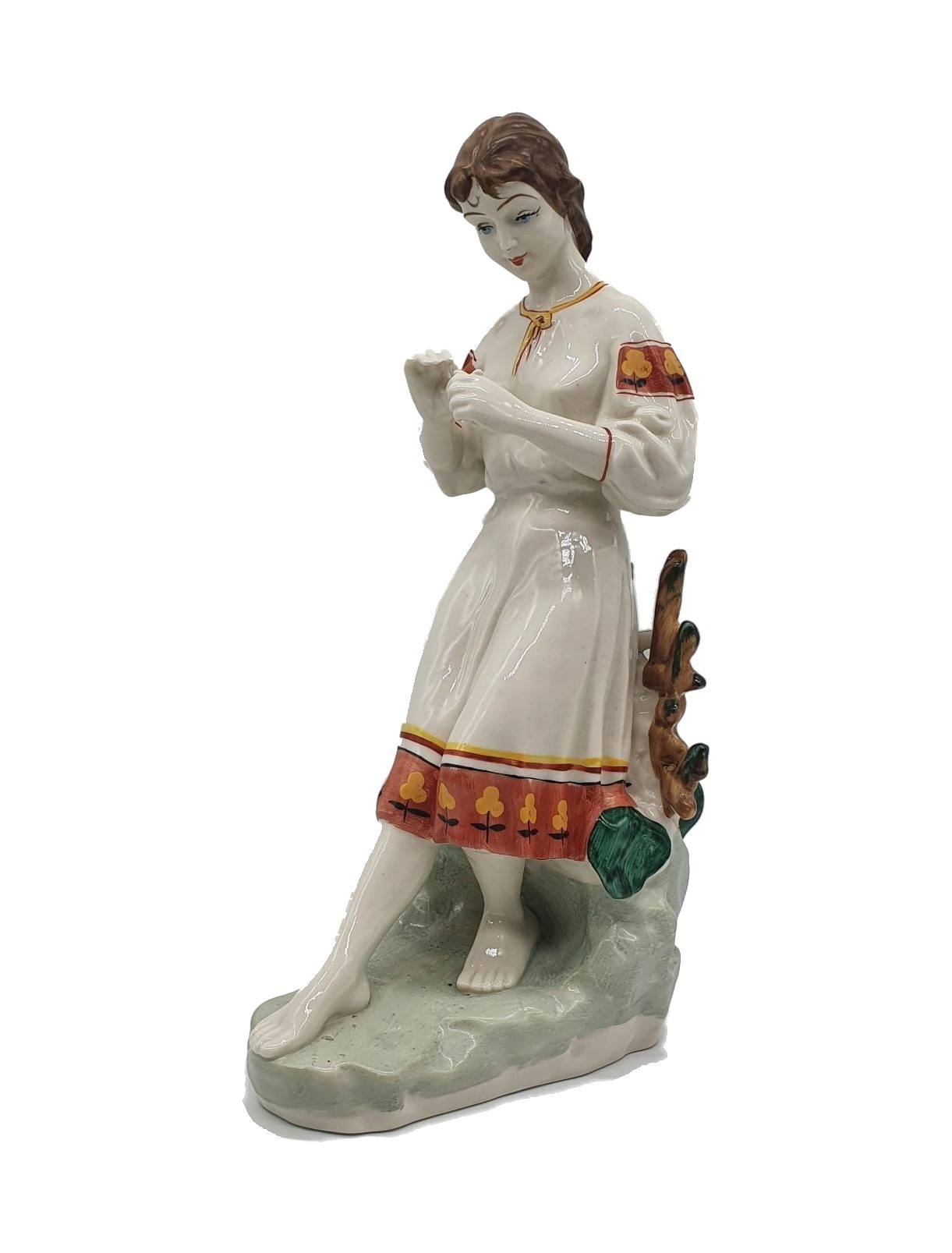 Figurine “Loves Me, Loves Me Not” – porcelain, Polonne