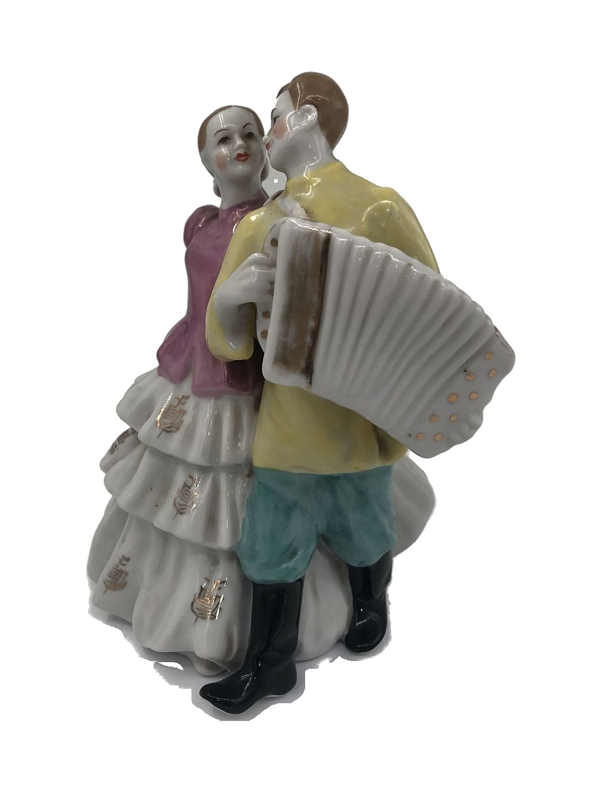 Фигурка «Кадриль» – фарфор, Дулёво, 1966