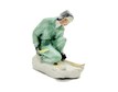 Skier. Bisc. porcelain, Horodnytsia, 1950s. Rarity – photo 1 of 4