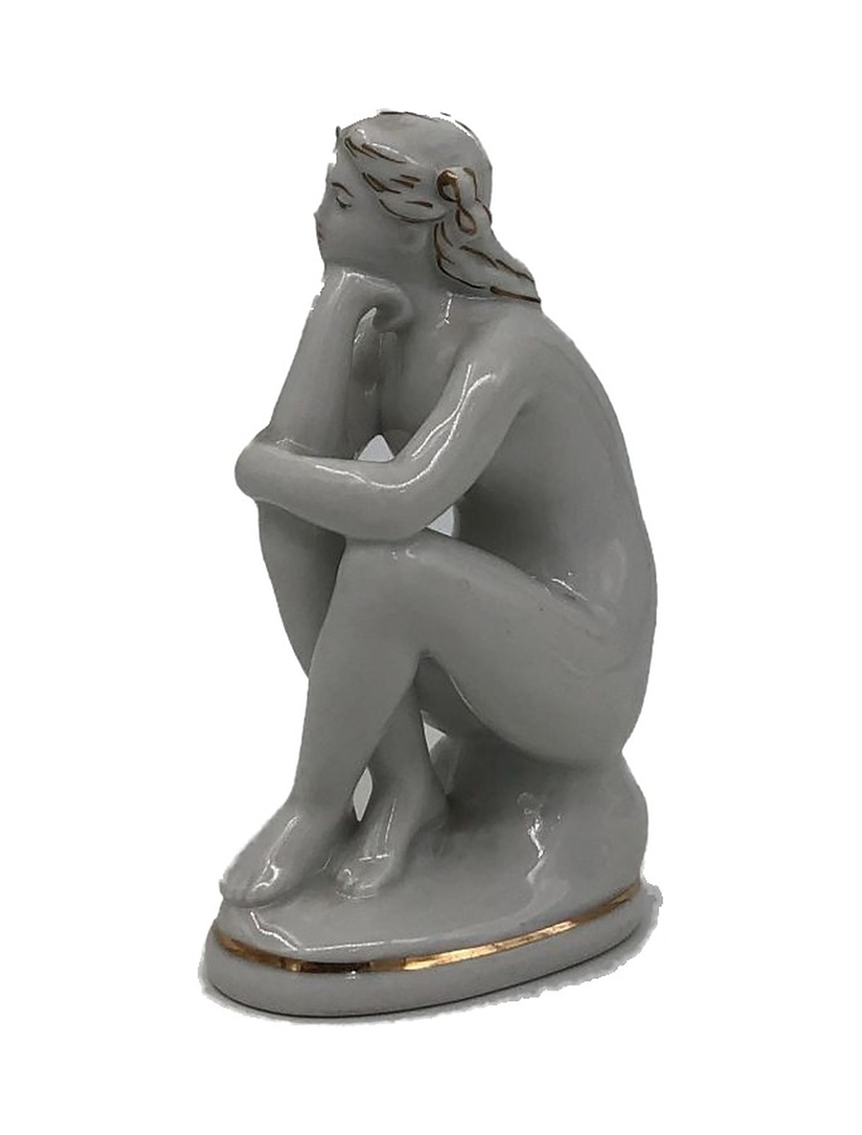 Porcelain figurine “On the Beach” – LFZ, 1960s