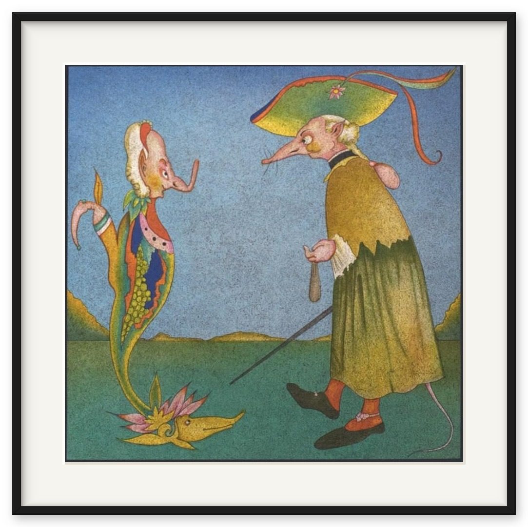«Крыса-садовник» – Михаил Михайлович Шемякин, литография, 1995
