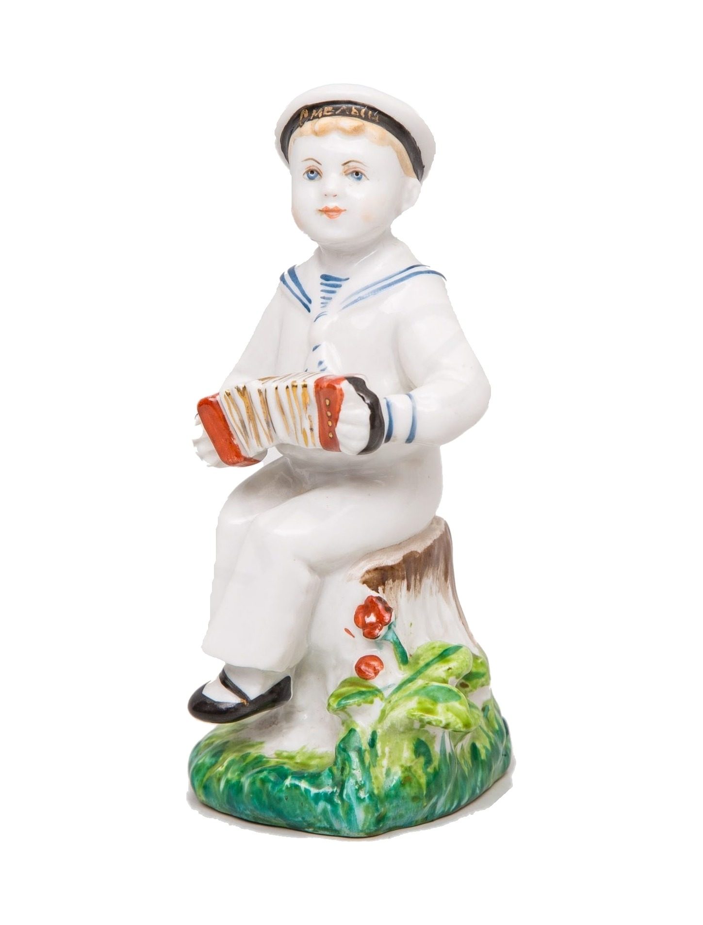 Sculpture “Young Accordion Player”. Kosenkova. LFZ – photo 3 of 6