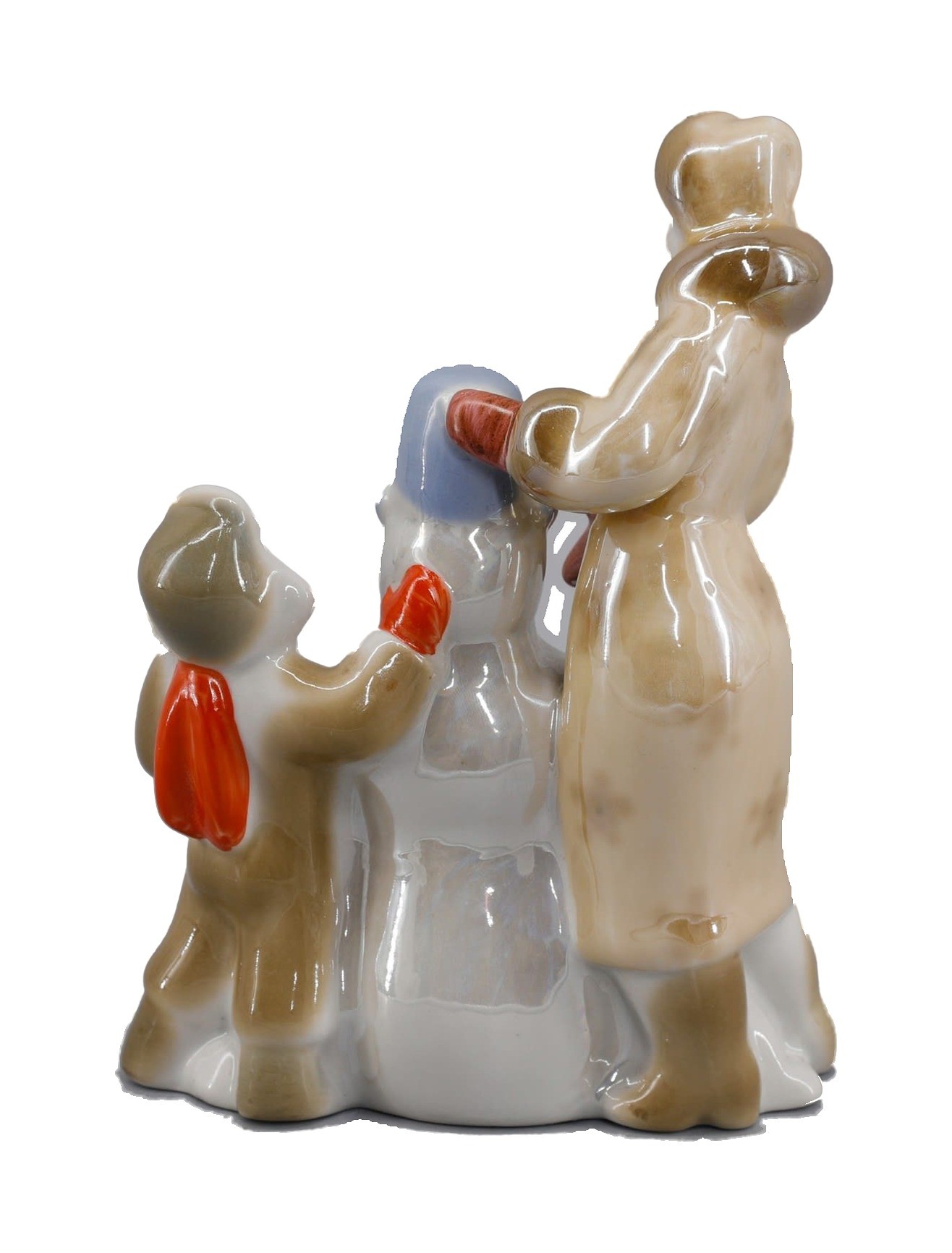 Figurine, composition “Winter Courtyard” – photo 2 of 3