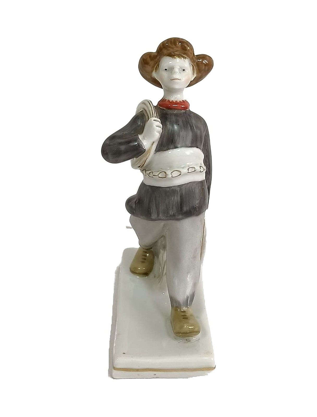 Фарфоровая статуэтка «Юный электрик» – Вербилки, 1954