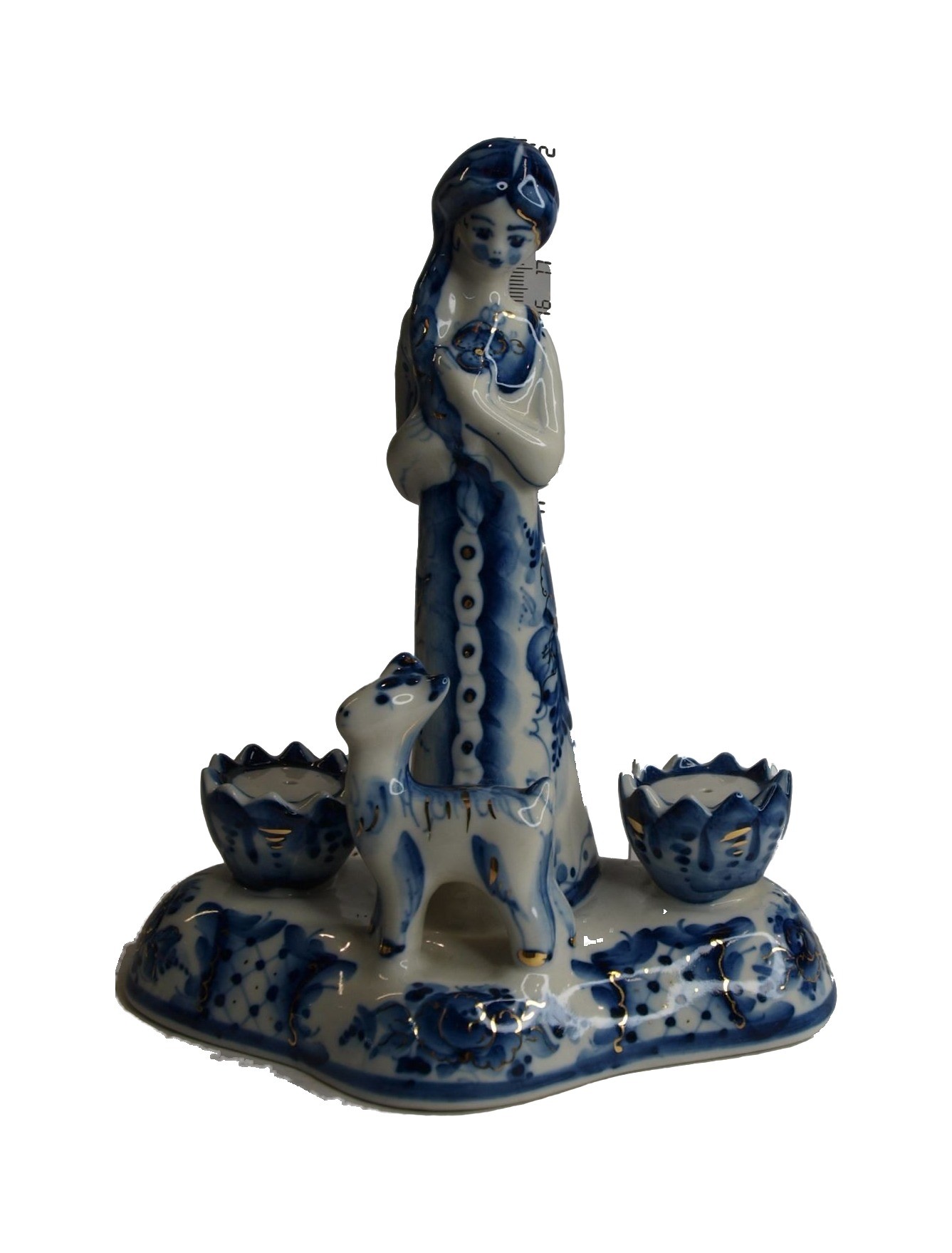 Figurine candlestick “Alyonushka with Little Goat” – photo 2 of 11