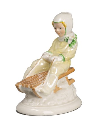 Figure “Down the Hill” (“Boy on a Sledge”) – Z. Ulste