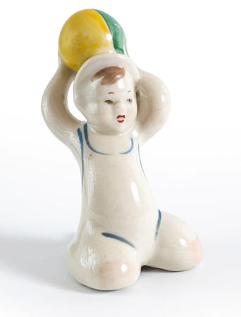 Статуэтка «Мальчик с мячом», 1960-е - Без автора