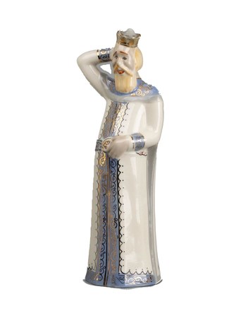 Фигура «Царь Додон», 1970-е – фарфор, роспись