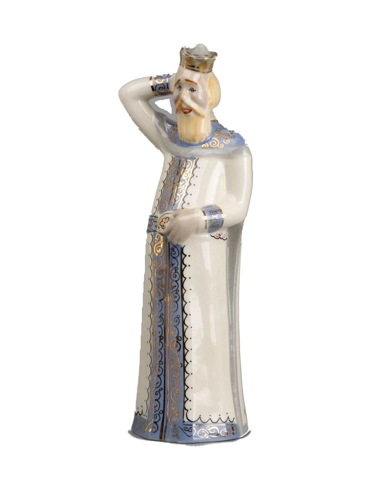 Figure “Tsar Dodon” – porcelain, Kislovodsk, 1970s