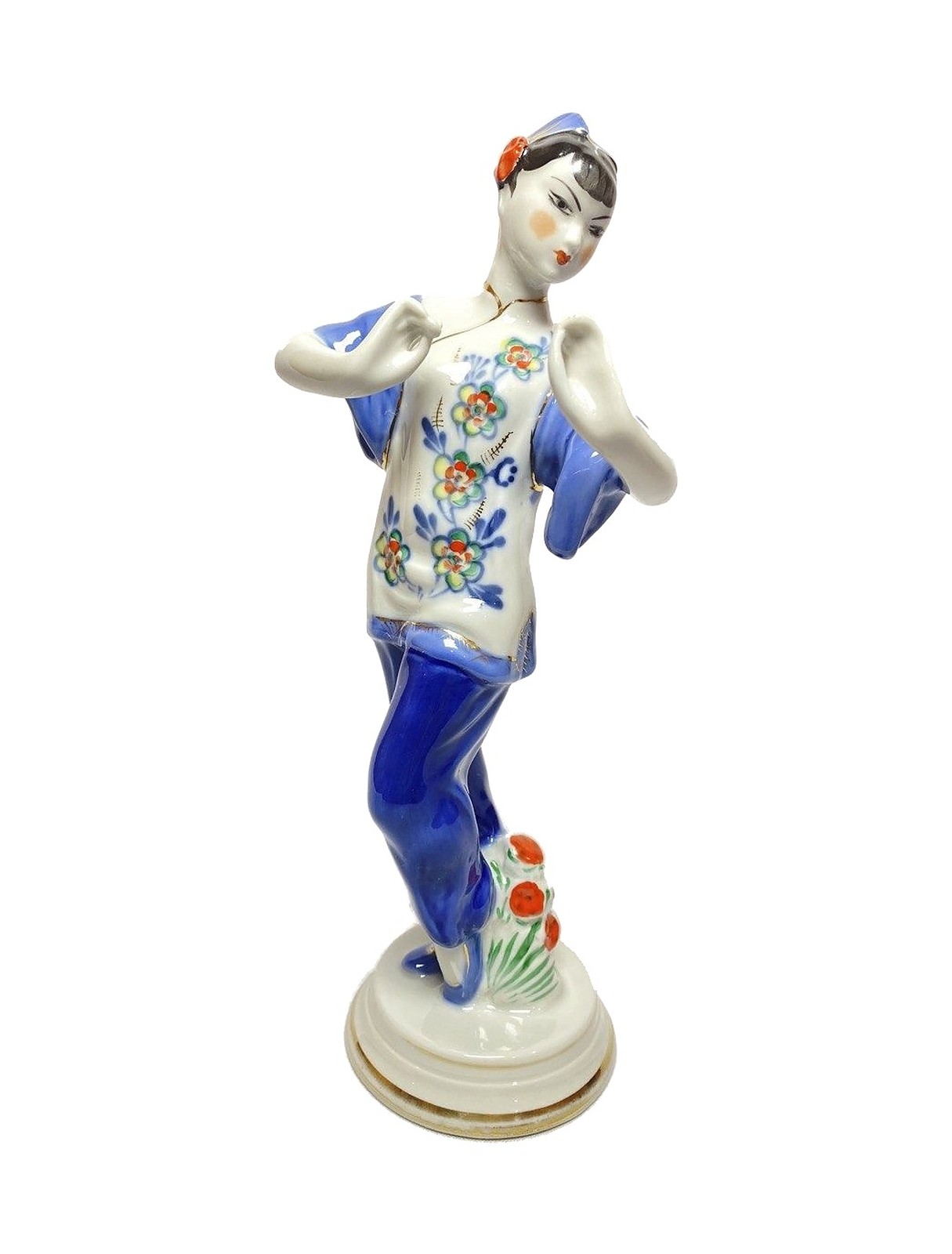 Porcelain figurine “Dancing Chinese Woman” – photo 4 of 6