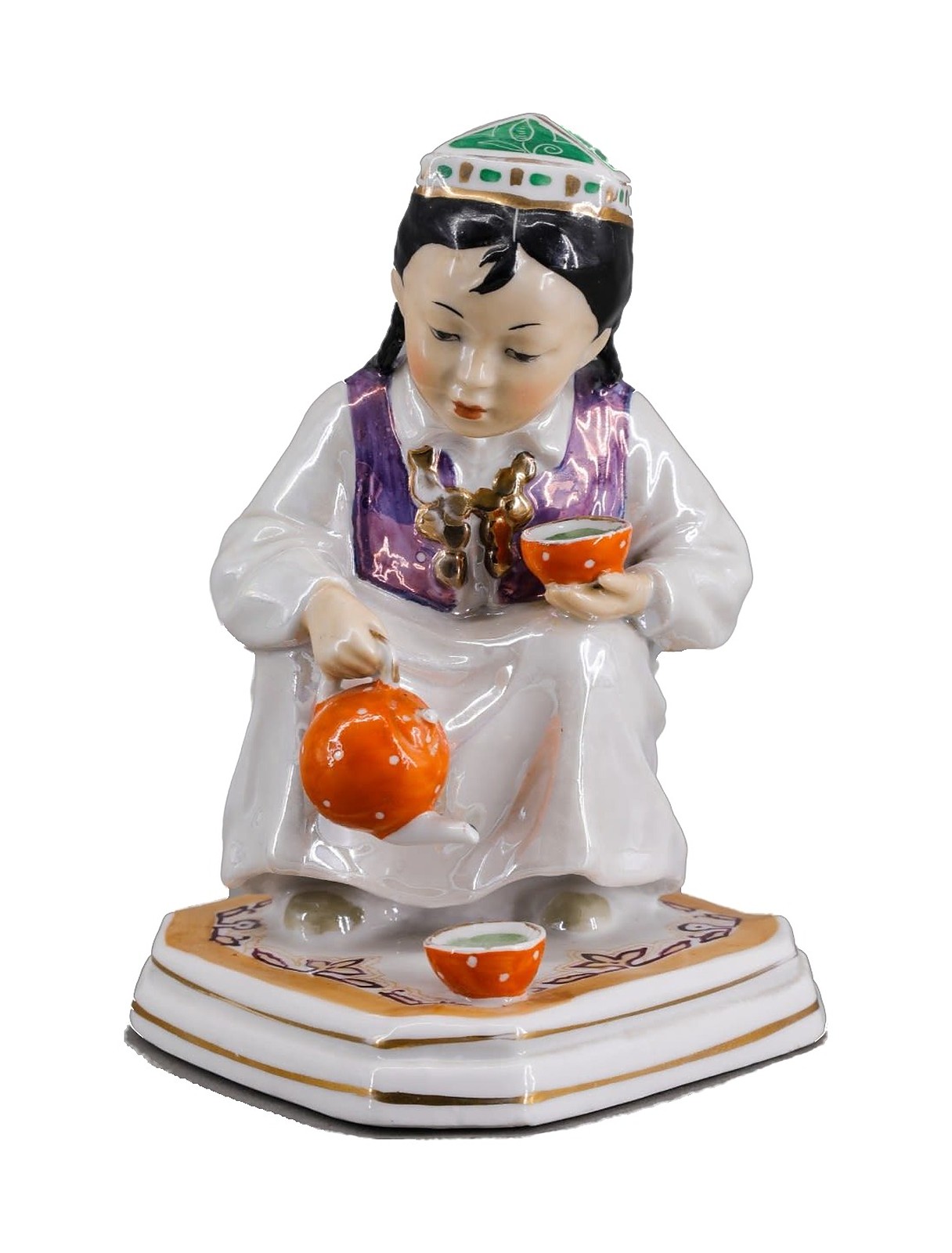 Sculpture “Little Hostess” – porcelain, Dulyovo